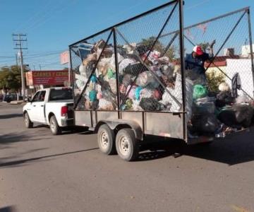 Navojoa: recogen 128 toneladas de basura durante Semana Santa