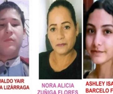 Buscan a mujer y dos adolescentes desaparecidos en Sinaloa